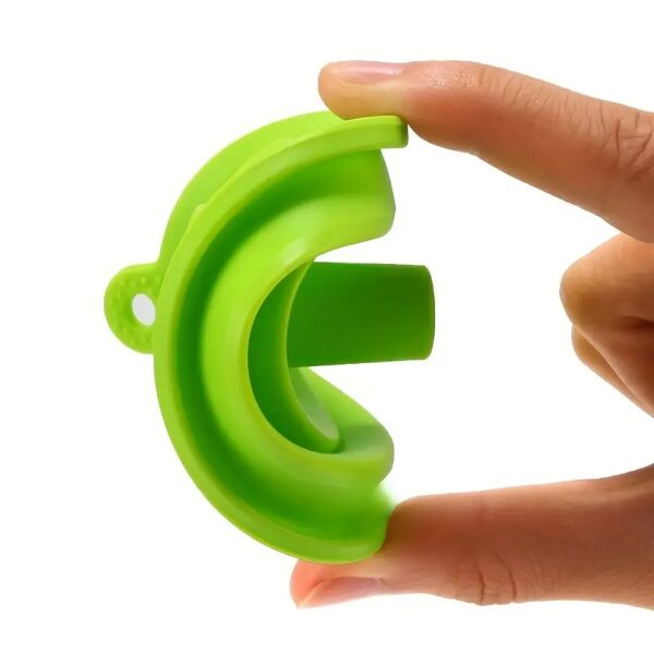 1pc Silicone Collapsible Funnel Foldable Funnels-Green3
