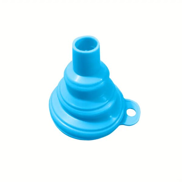 1pc Silicone Collapsible Funnel Foldable Funnels1