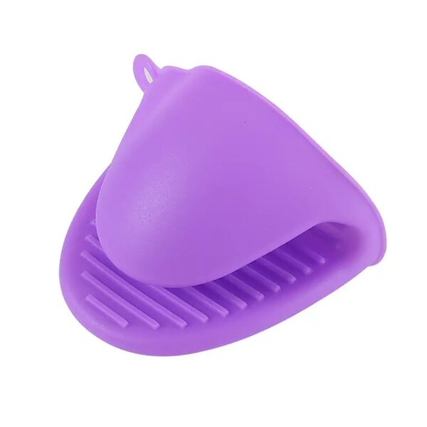 1pc silicone handle clips-purple