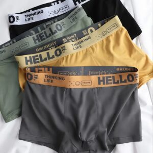4PCS Men's Underpants Boxer-mixed colors