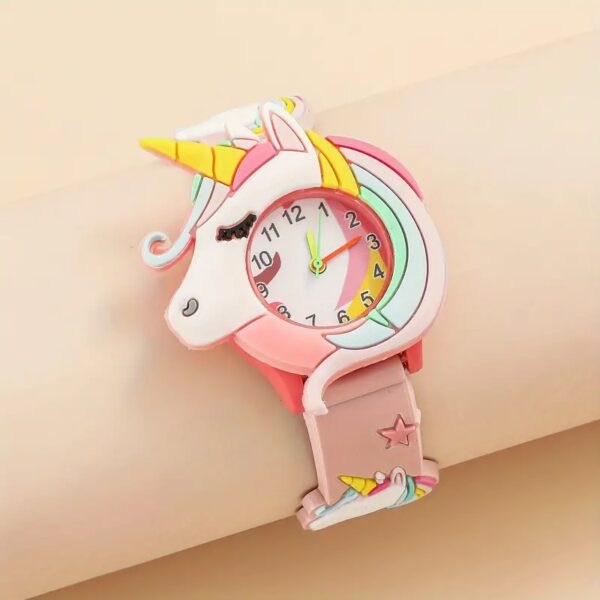 Cute Unicorn Quartz Watch-light-pink