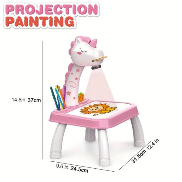 Magical Unicorn Projection Painting Table4