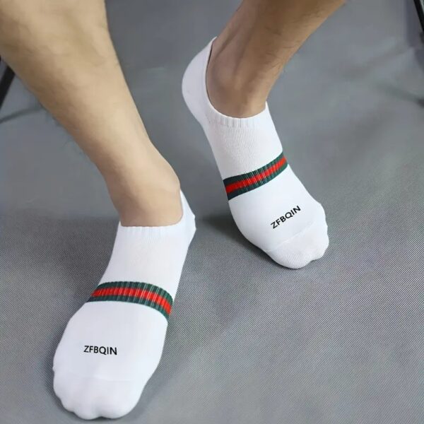 Unisex Fashion Anti-skid Striped Comfortable Low Cut Sports Ankle Socks For Spring Summer, Socks For Men Women Couple Running Walking Hiking3