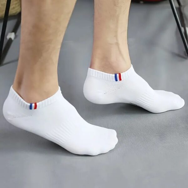 Unisex Fashion Anti-skid Striped Comfortable Low Cut Sports Ankle Socks For Spring Summer, Socks For Men Women Couple Running Walking Hiking4