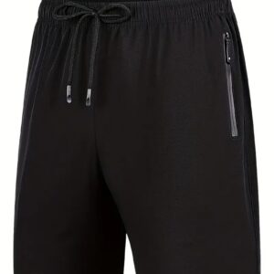 Zipper Pockets Active Shorts black