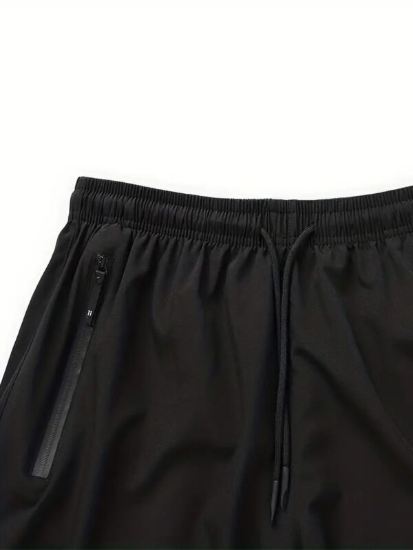 Zipper Pockets Active Shorts_black4