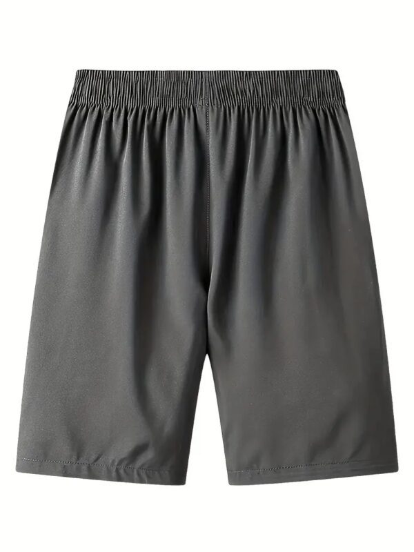 Zipper Pockets Active Shorts_grey2